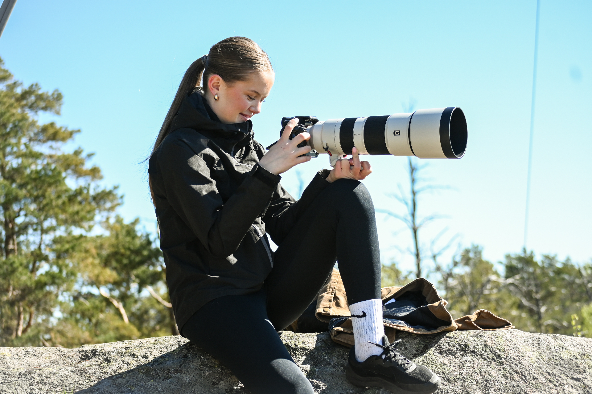 Fotograf med kamera